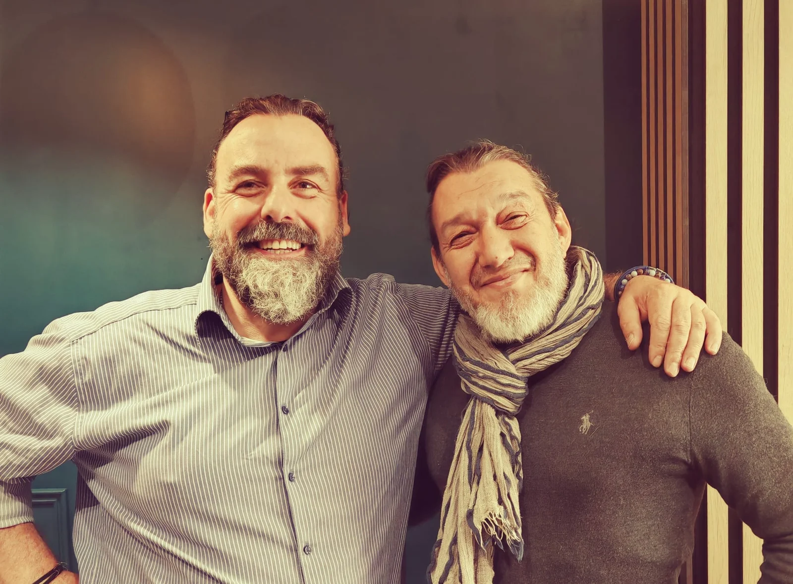 Jayme and Lorenzo, owners of Vinum et Caseus