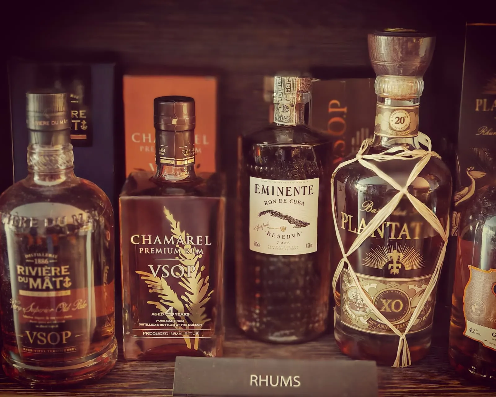 Collection rhums d'exception